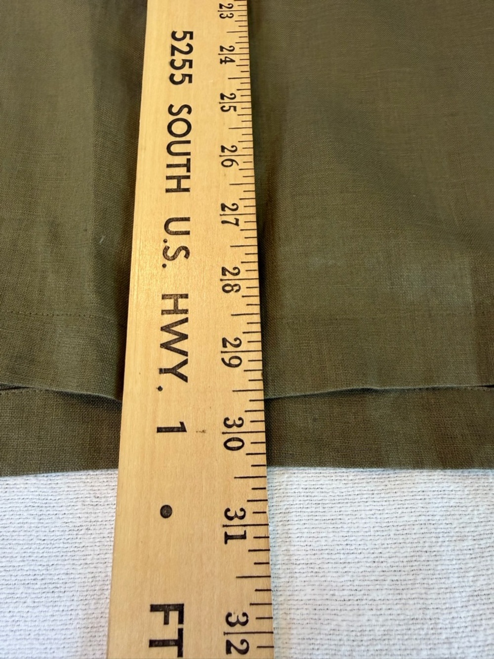 Olive Draped Open-Front Cardigan Sweater - Picture 7 of 14